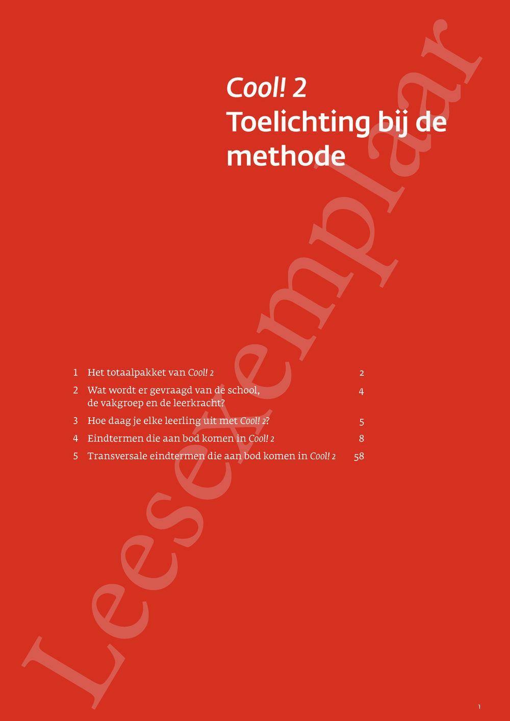 Preview: Cool! 2 handleiding (editie 2020) (inclusief Pelckmans Portaal en digitaal bordboek)