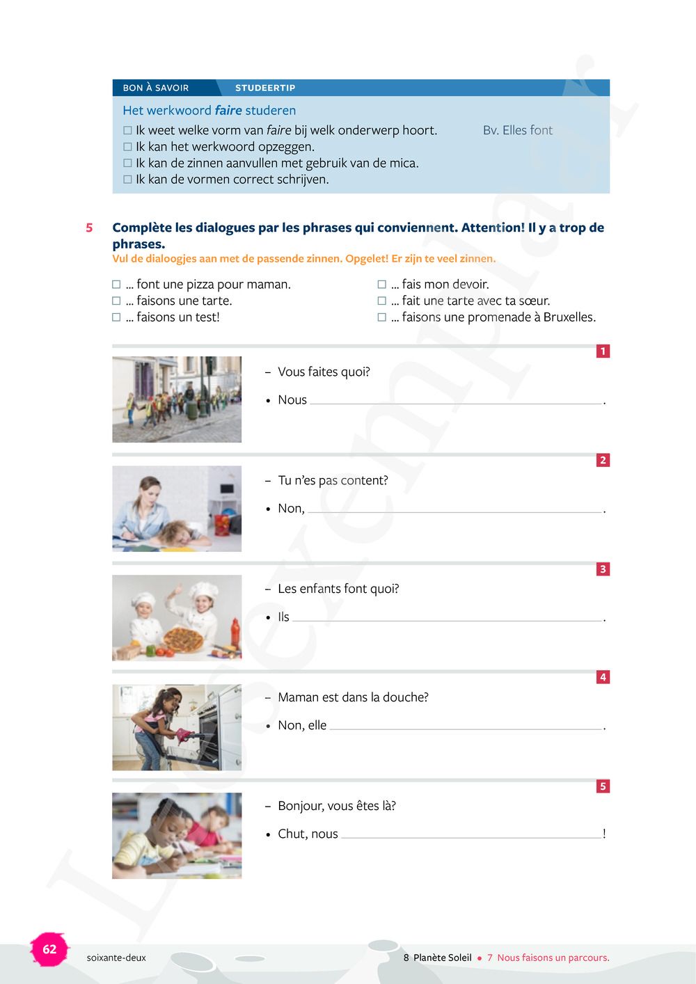 Preview: Nouveau Quartier étoile 5B Leerwerkboek (incl. online oefenmateriaal)