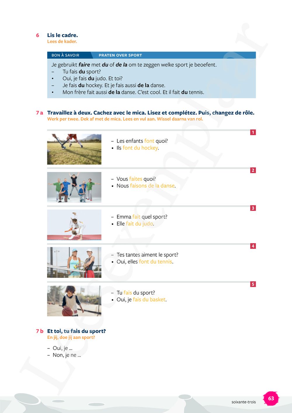 Preview: Nouveau Quartier étoile 5B Leerwerkboek (incl. online oefenmateriaal)