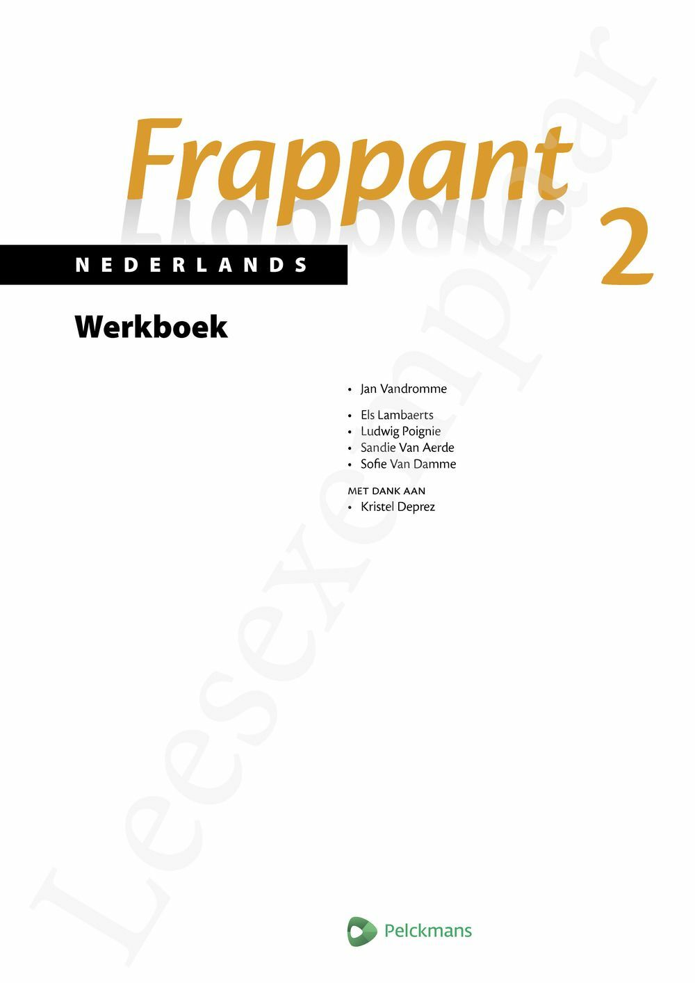 Preview: Frappant Nederlands 2 Werkboek (incl. Pelckmans Portaal)