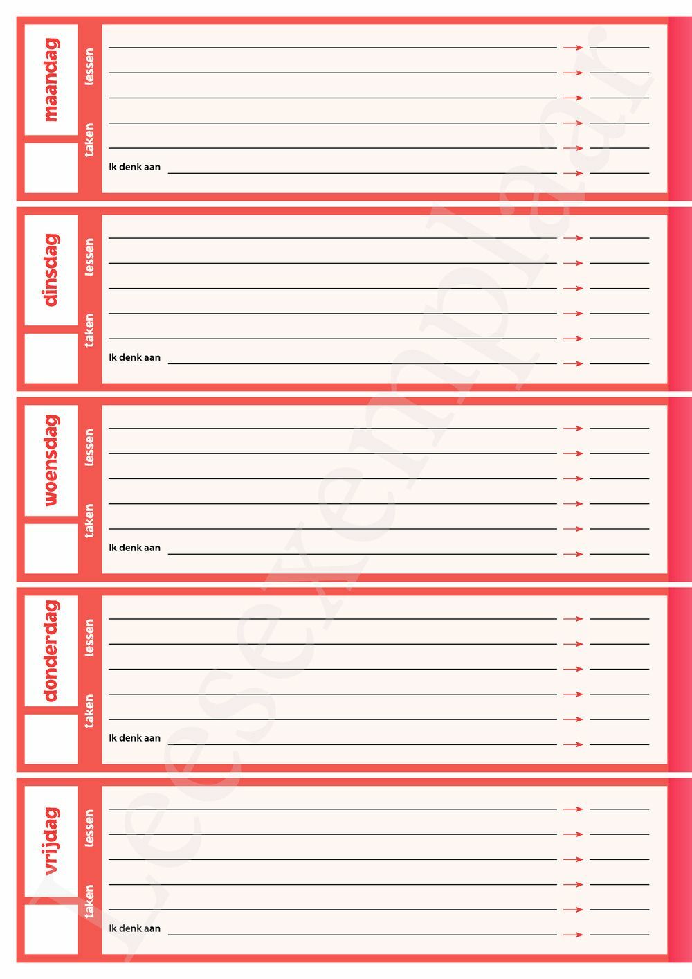 Preview: KlimSlim Schoolagenda 6de leerjaar