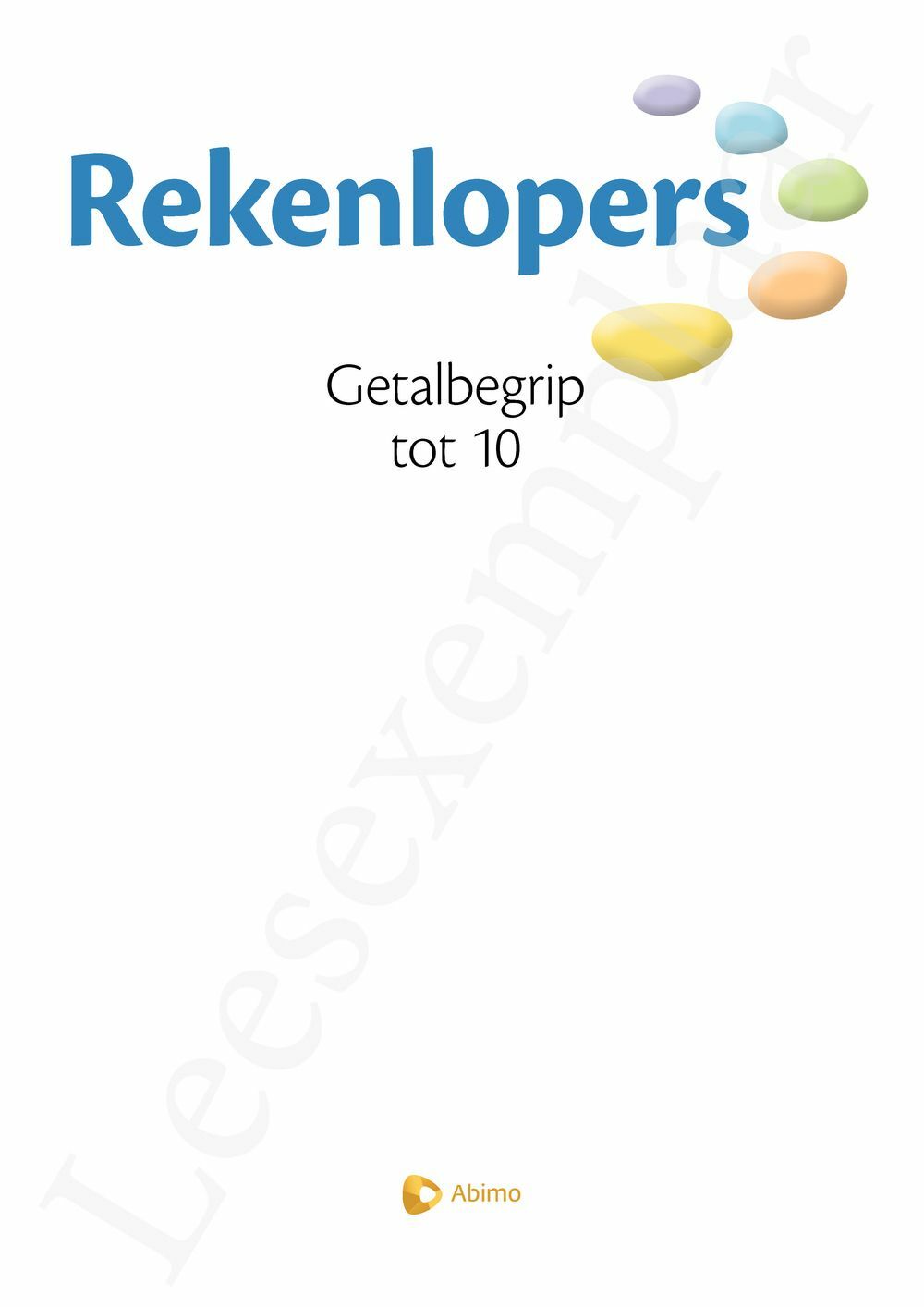 Preview: Rekenlopers - Getalbegrip tot 10