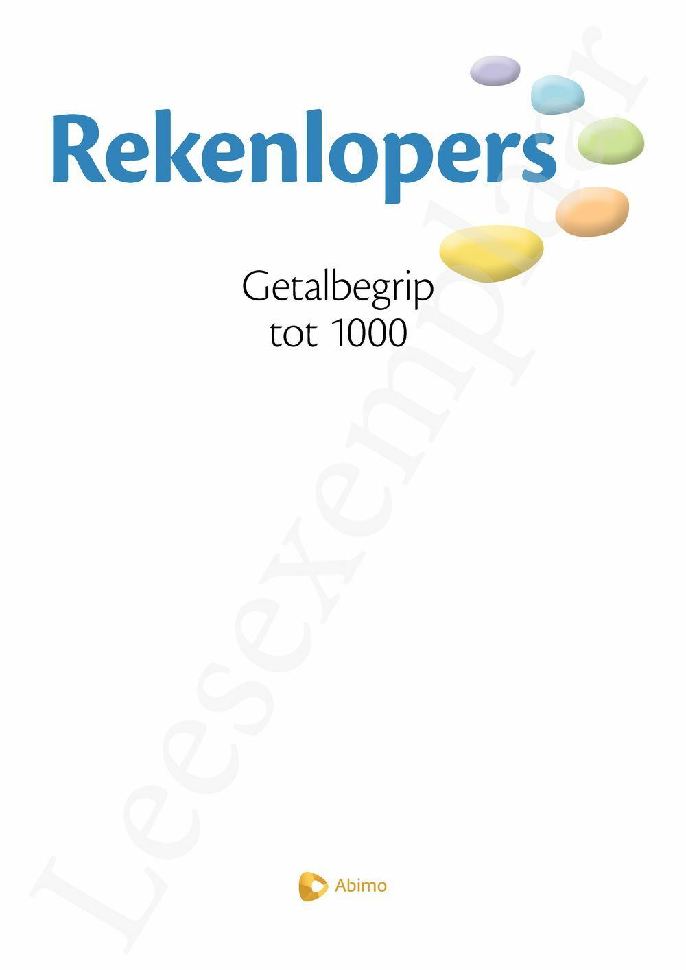 Preview: Rekenlopers - Getalbegrip tot 1000