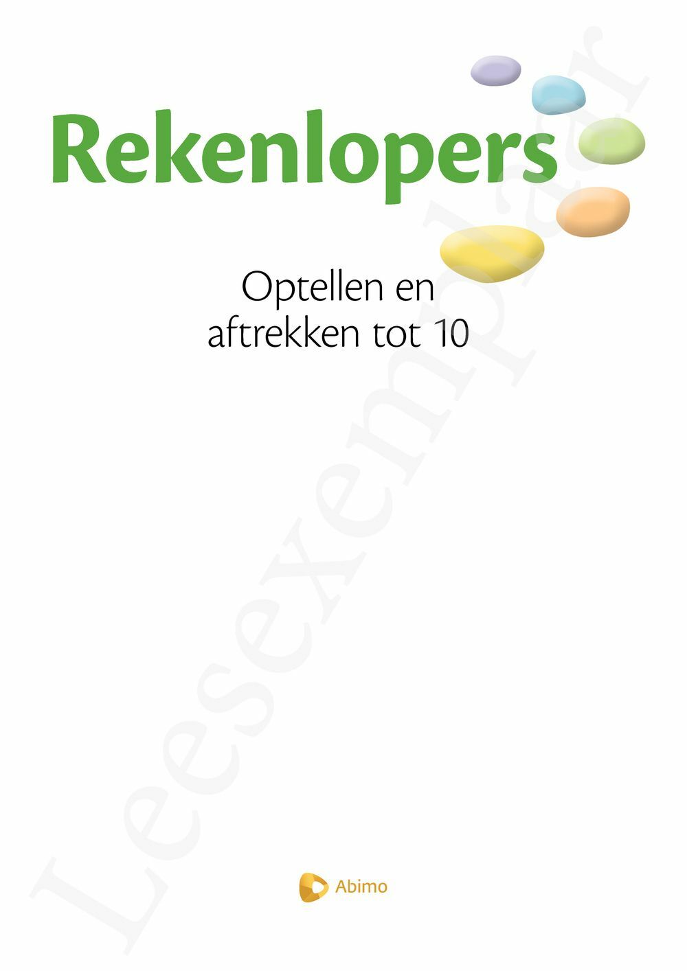 Preview: Rekenlopers - Optellen en aftrekken tot 10