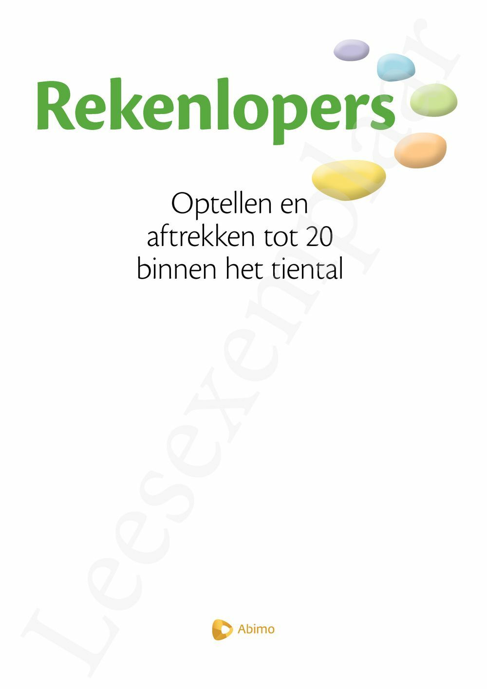 Preview: Rekenlopers - Optellen en aftrekken tot 20 binnen het tiental