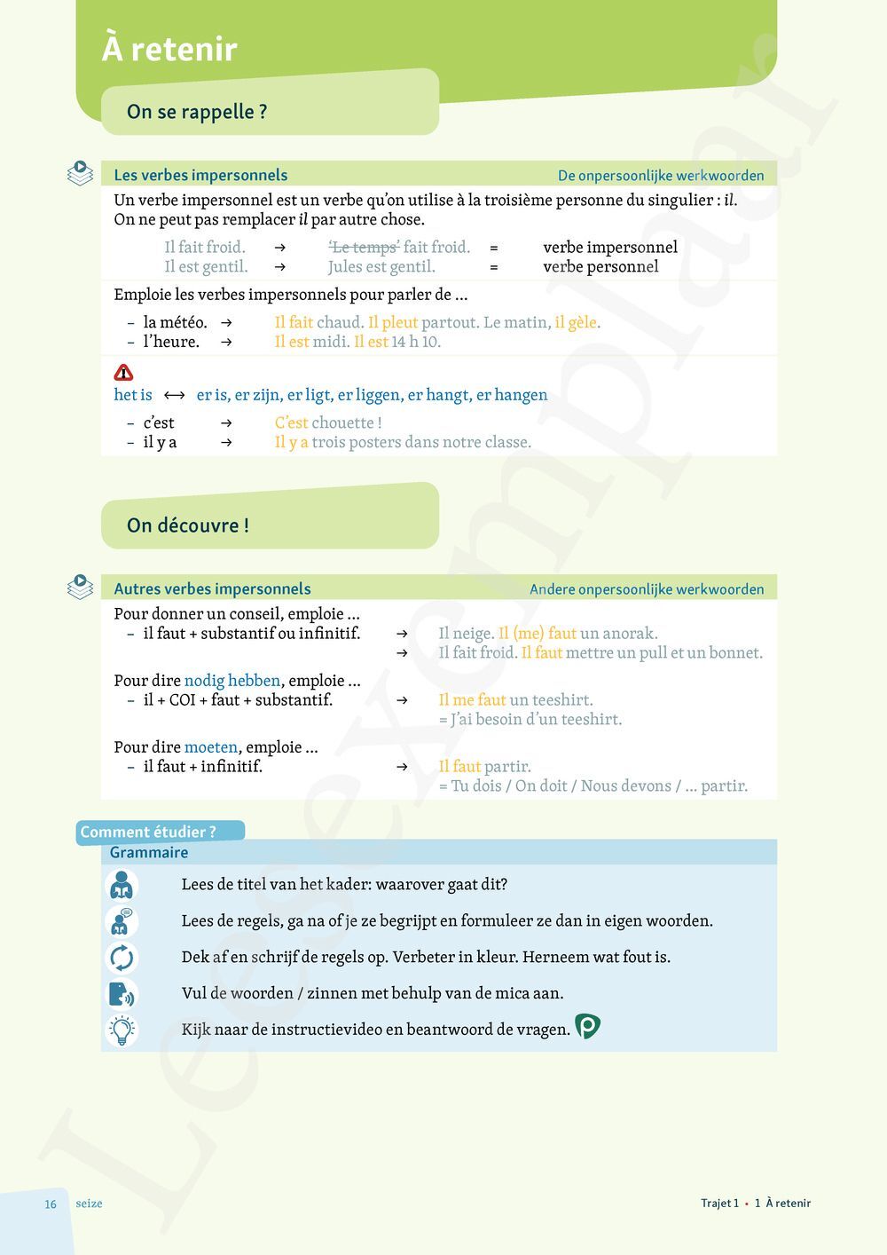 Preview: Éclat français 3 Livre de l'élève (incl. Pelckmans Portaal)