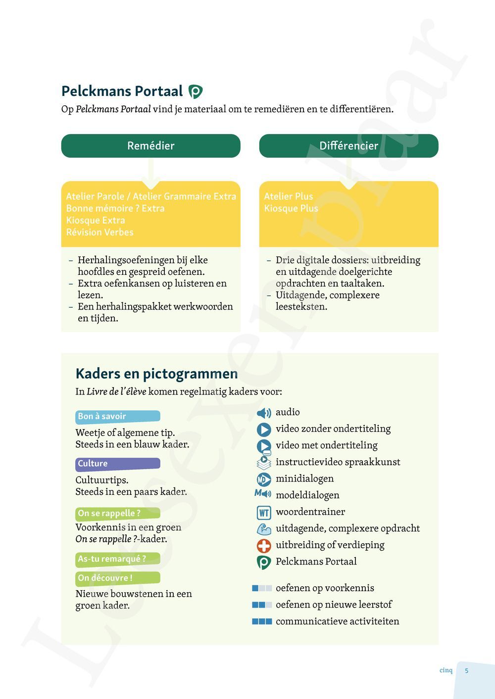 Preview: Éclat français 3 Livre de l'élève (incl. Pelckmans Portaal)