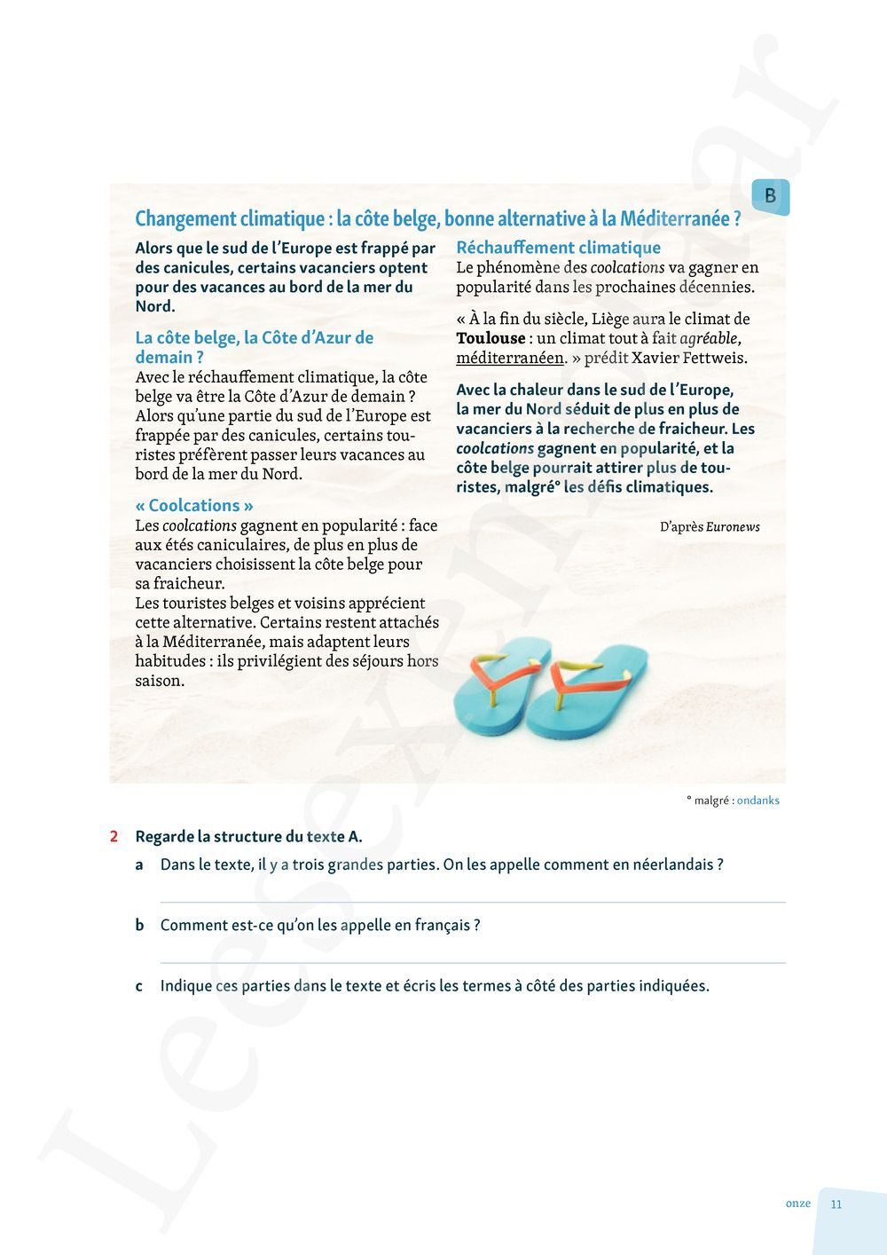 Preview: Éclat français 3 Plus Livre de l'élève (incl. Pelckmans Portaal)