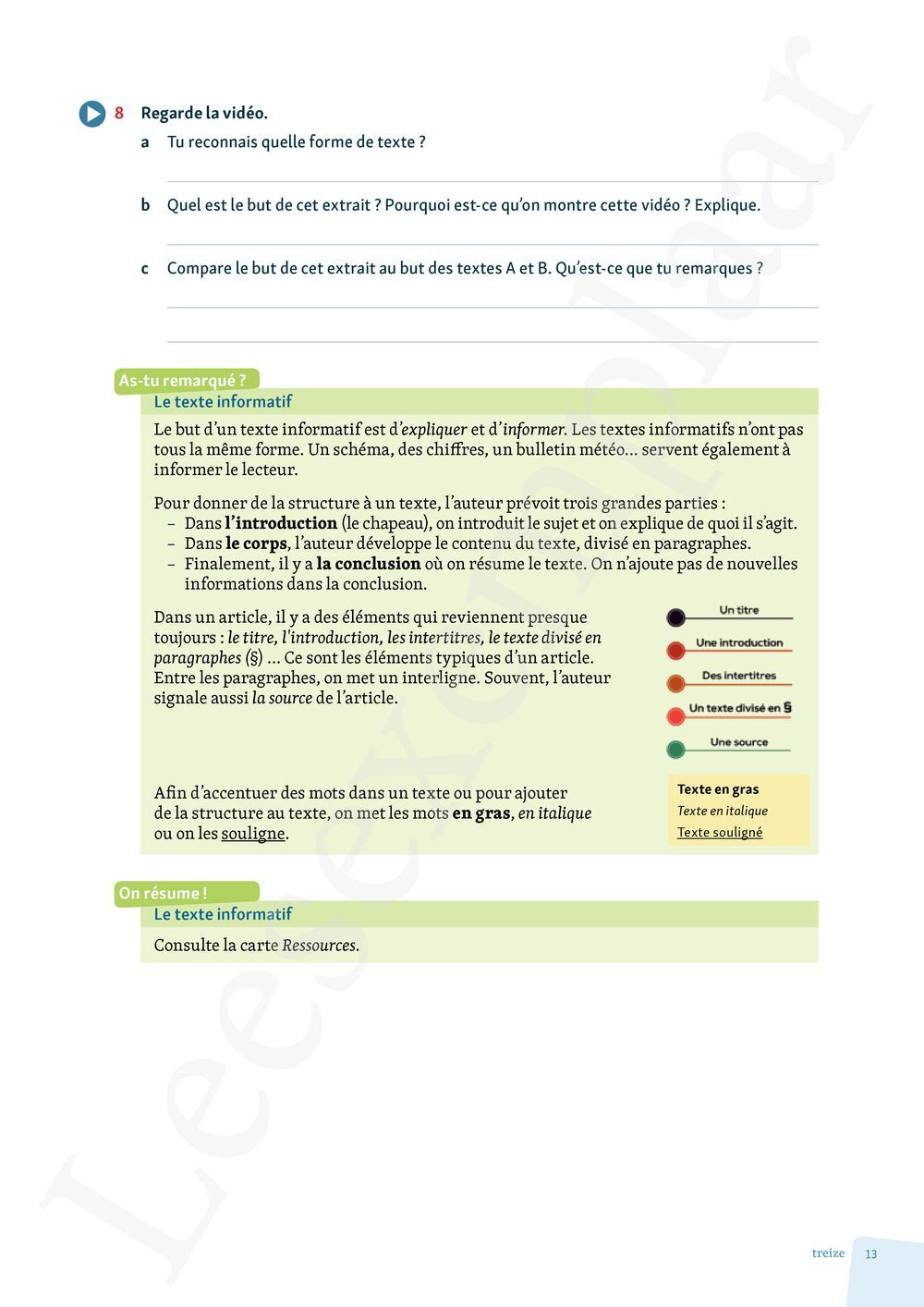 Preview: Éclat français 3 Plus Livre de l'élève (incl. Pelckmans Portaal)