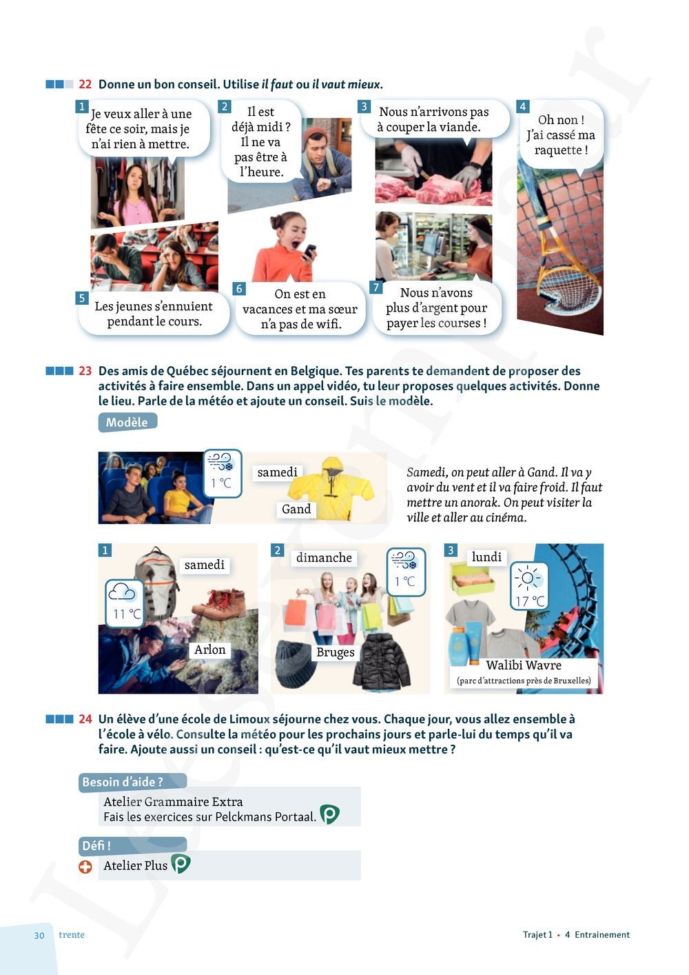 Preview: Éclat français 3 Plus Livre de l'élève (incl. Pelckmans Portaal)