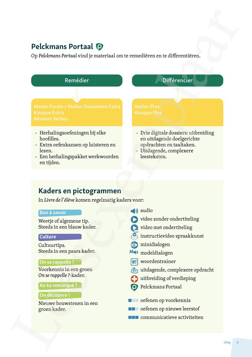 Preview: Éclat français 3 Plus Livre de l'élève (incl. Pelckmans Portaal)