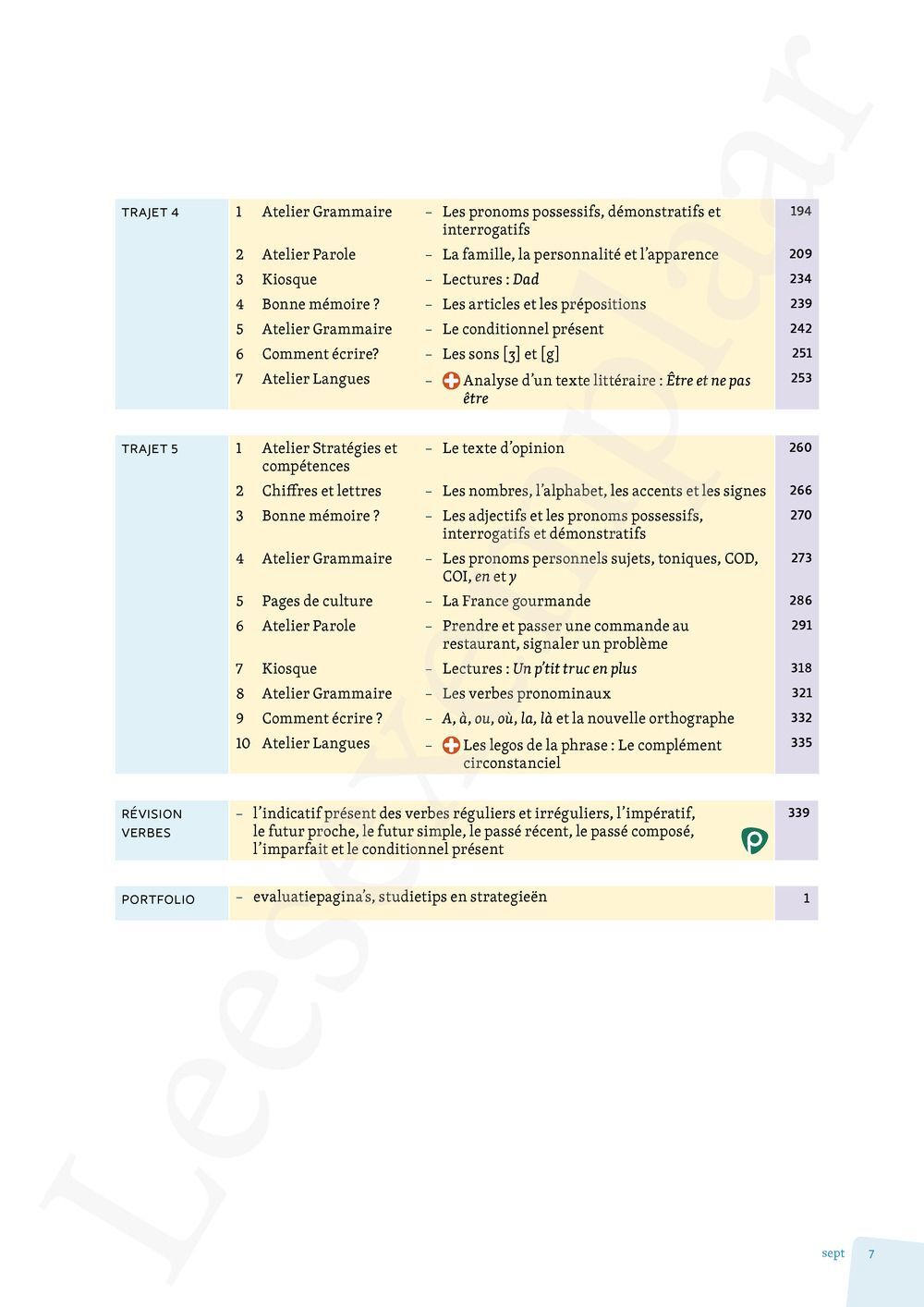 Preview: Éclat français 3 Plus Livre de l'élève (incl. Pelckmans Portaal)