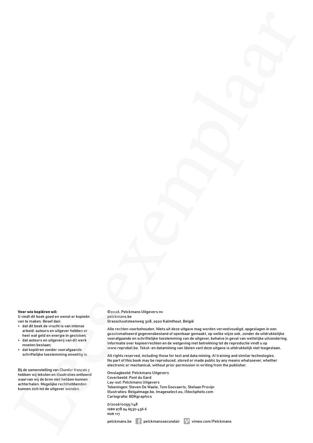 Preview: Chantier français 3 Livre de l'élève (incl. Pelckmans Portaal)