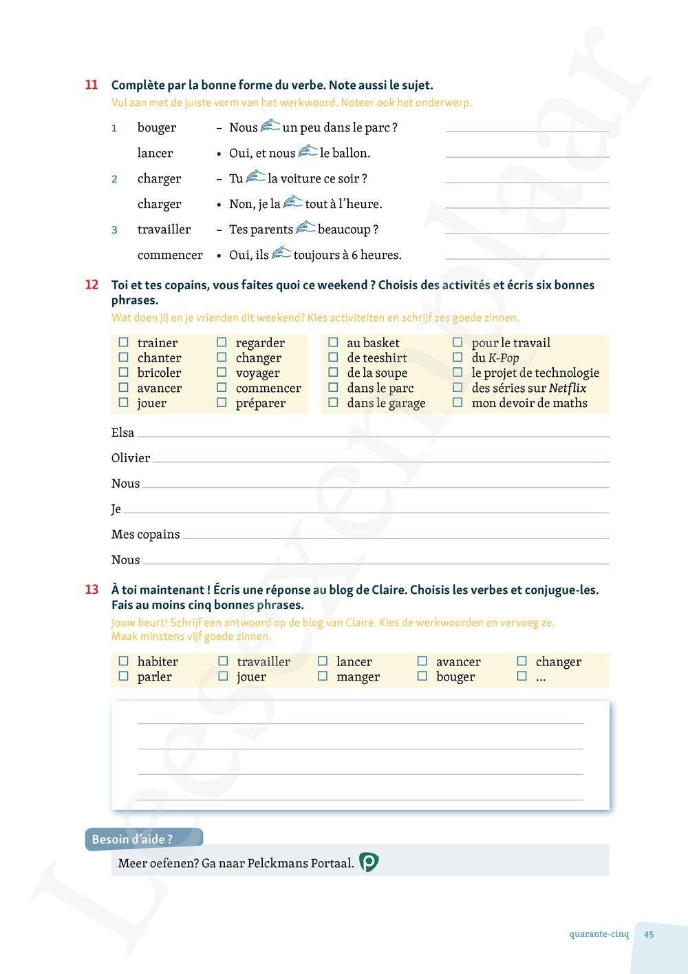 Preview: Chantier français 3 Livre de l'élève (incl. Pelckmans Portaal)