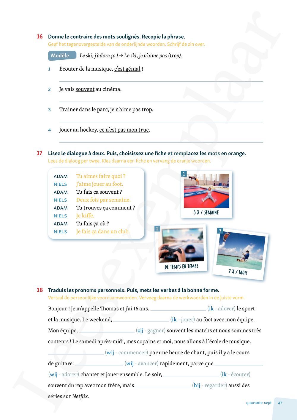 Preview: Chantier français 3 Livre de l'élève (incl. Pelckmans Portaal)