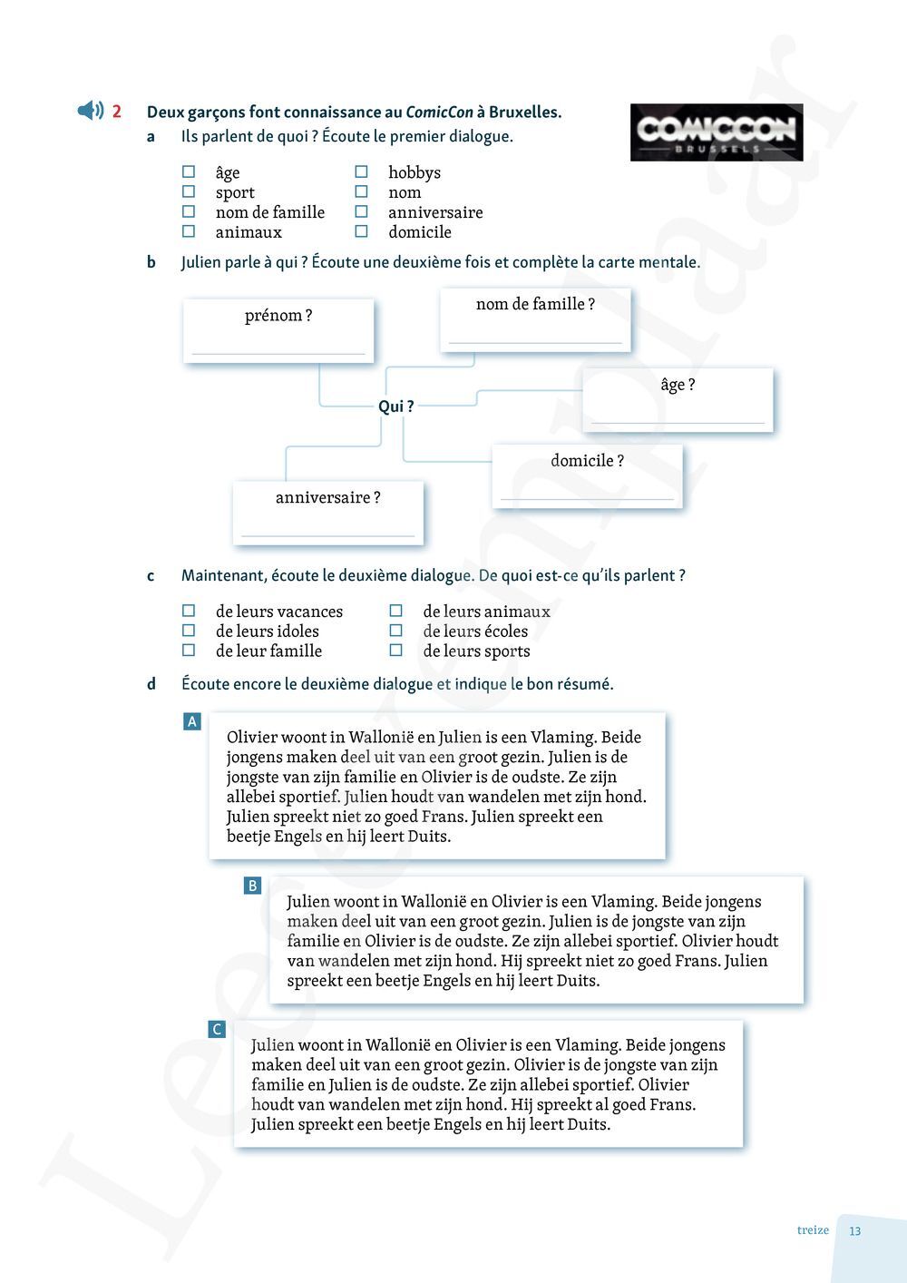 Preview: Univers français 3 Livre de l'élève (incl. Pelckmans Portaal)
