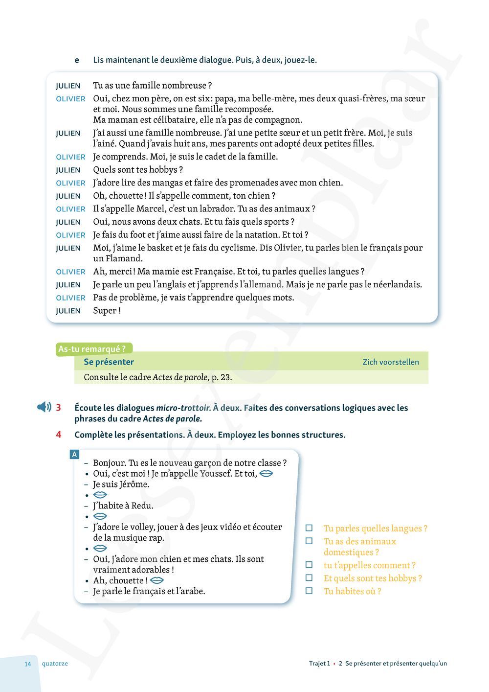 Preview: Univers français 3 Livre de l'élève (incl. Pelckmans Portaal)