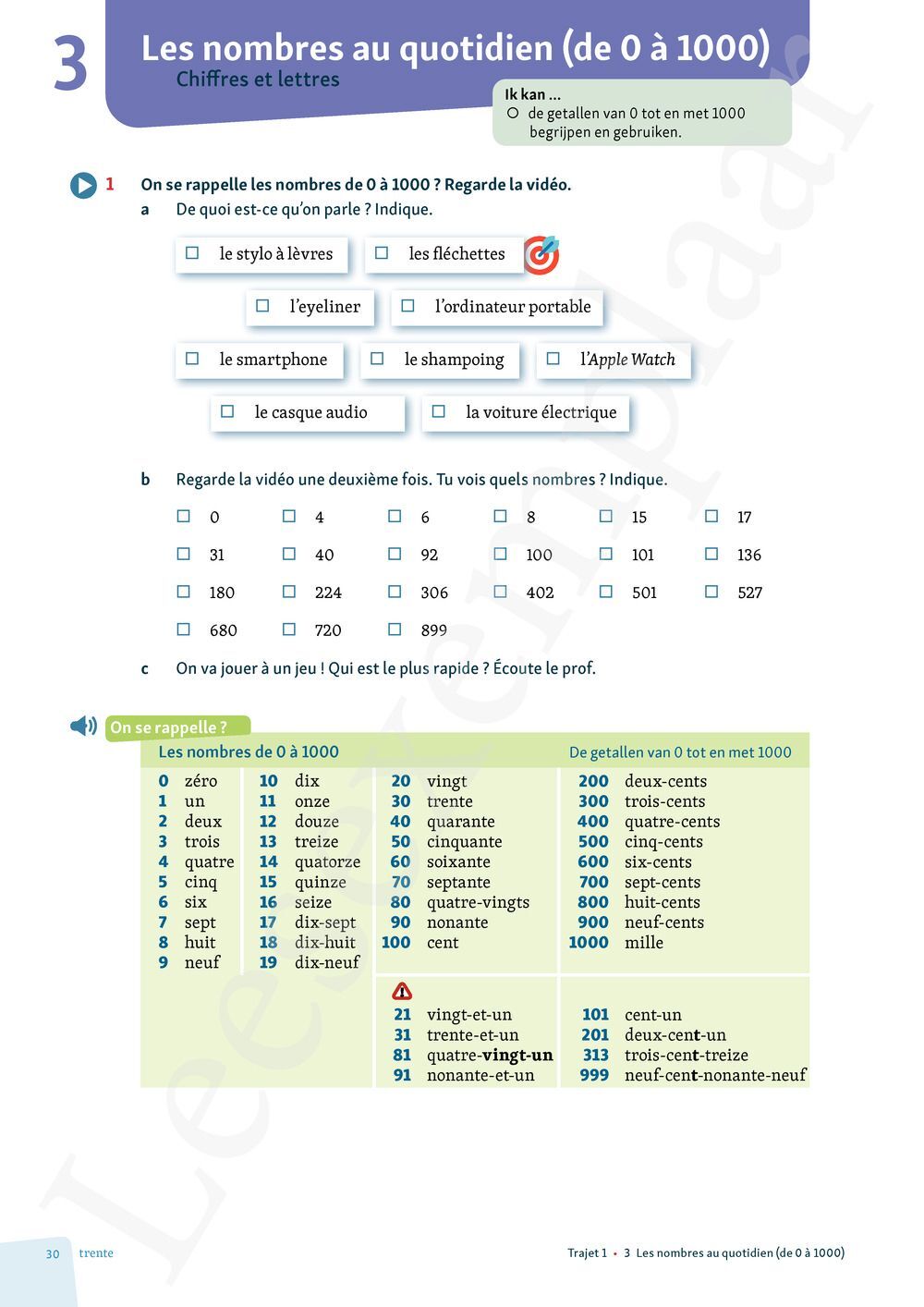 Preview: Univers français 3 Livre de l'élève (incl. Pelckmans Portaal)