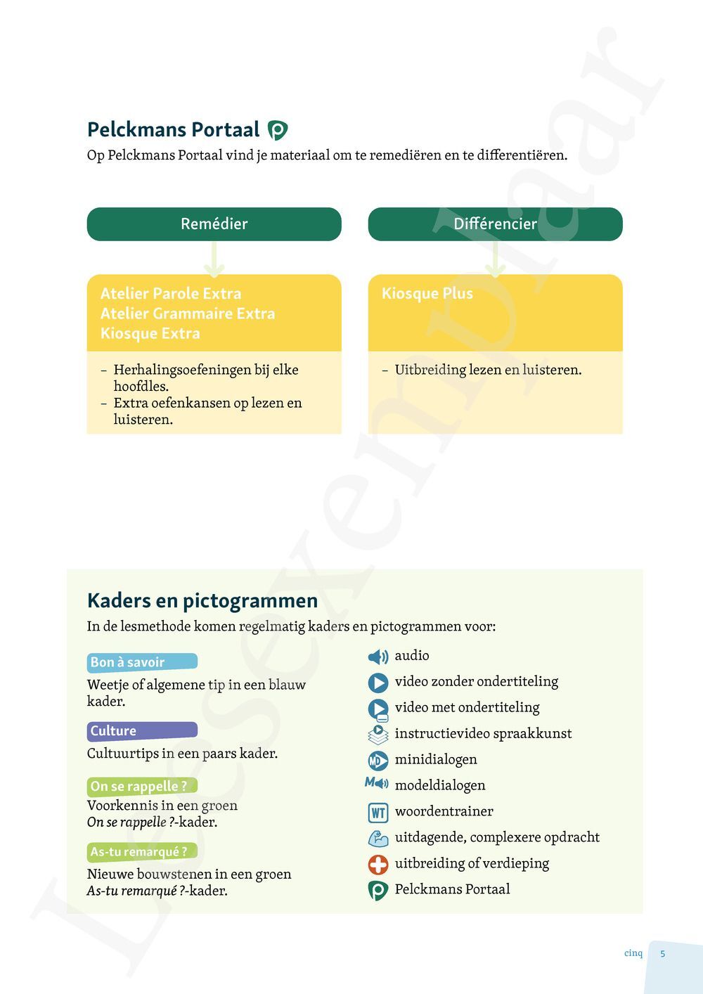 Preview: Univers français 3 Livre de l'élève (incl. Pelckmans Portaal)