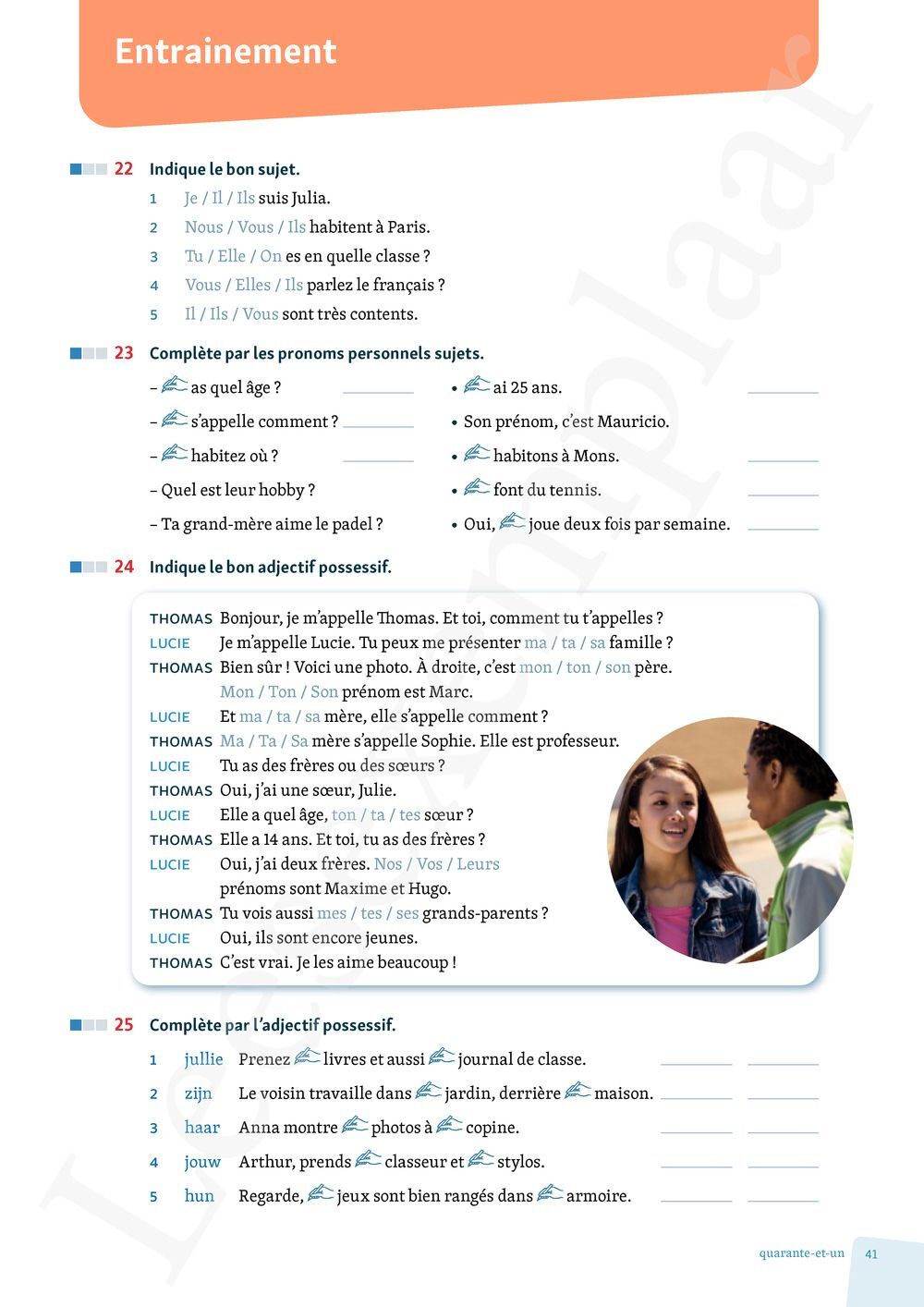 Preview: Univers français 3 Livre de l'élève (incl. Pelckmans Portaal)