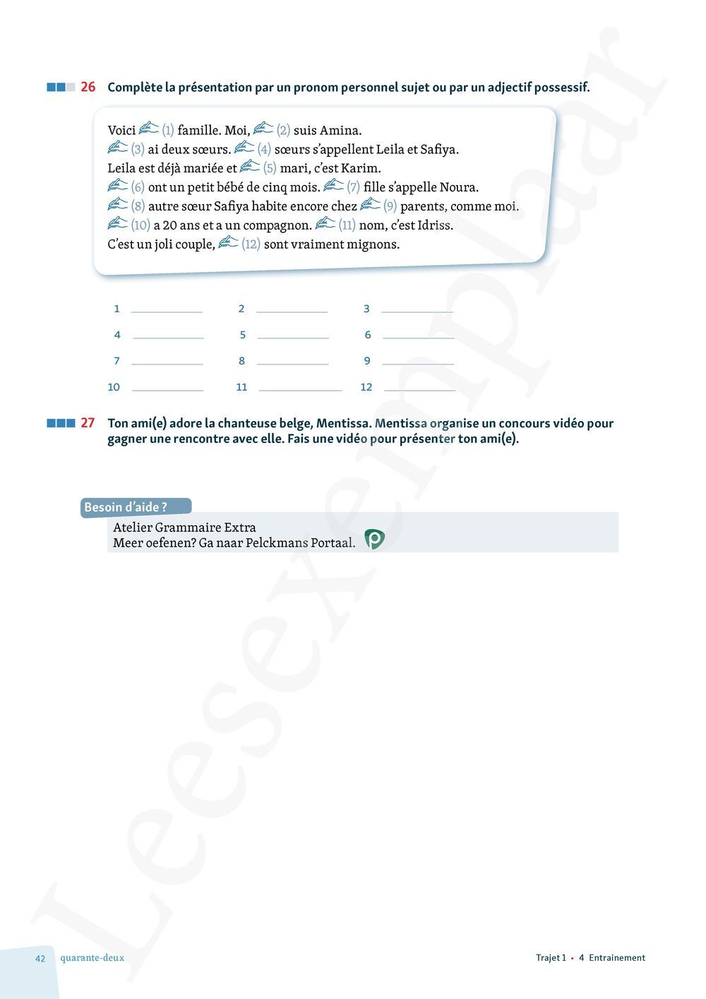 Preview: Univers français 3 Livre de l'élève (incl. Pelckmans Portaal)