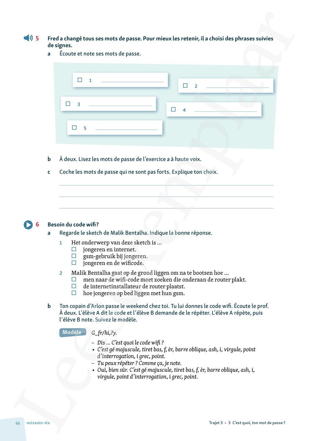 Preview: Univers français 3 Livre de l'élève (incl. Pelckmans Portaal)