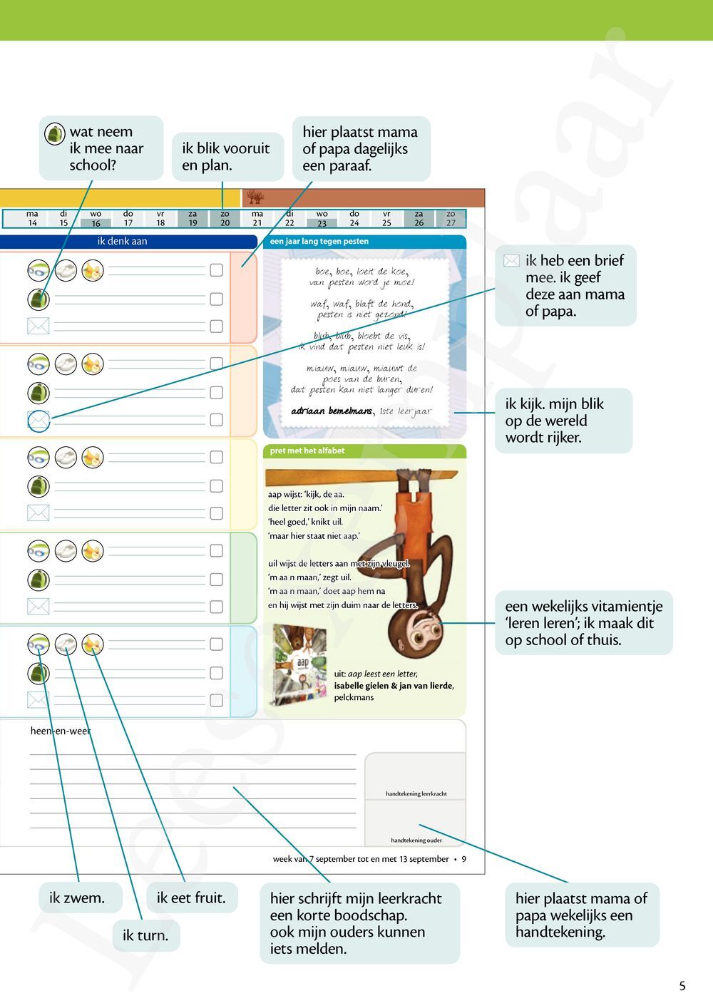 Preview: LeerWijzer 1ste leerjaar 2026-2027