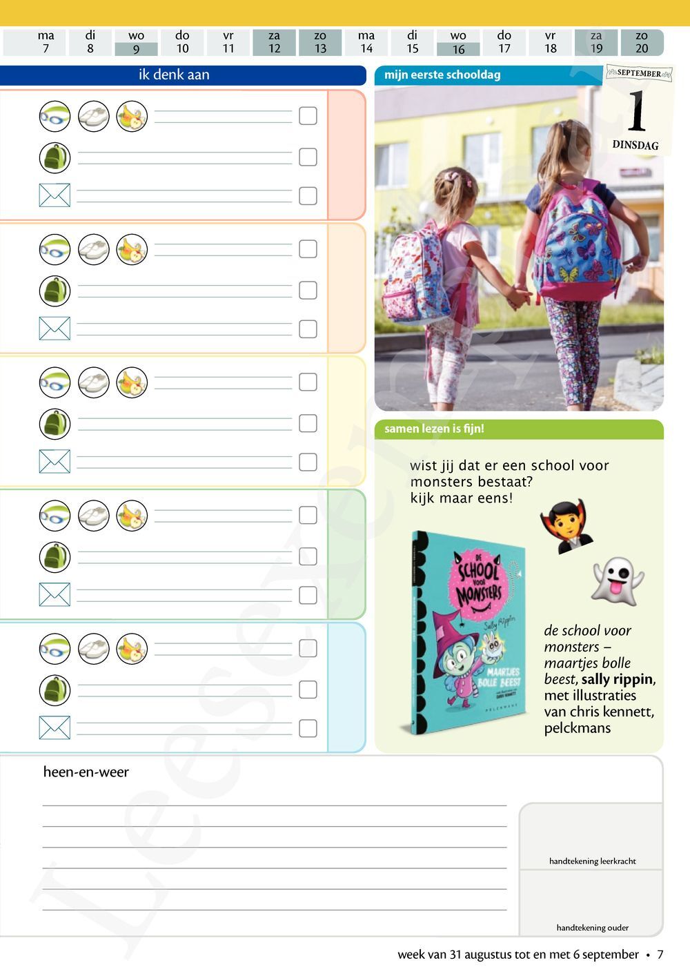 Preview: LeerWijzer 1ste leerjaar 2026-2027