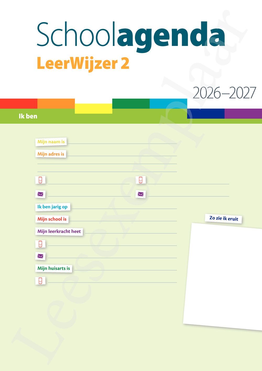 Preview: LeerWijzer 2de leerjaar 2026-2027