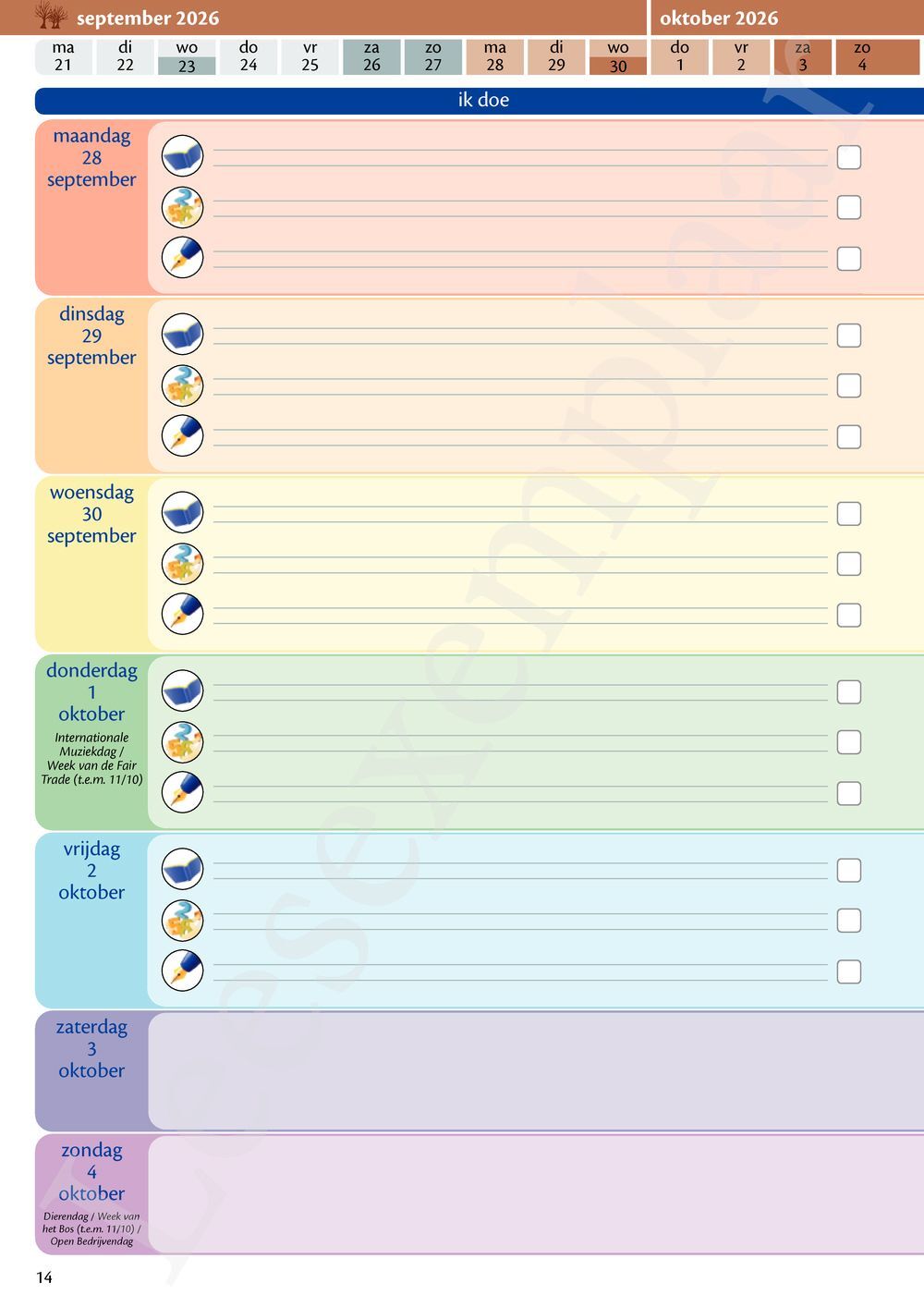 Preview: LeerWijzer 2de leerjaar 2026-2027
