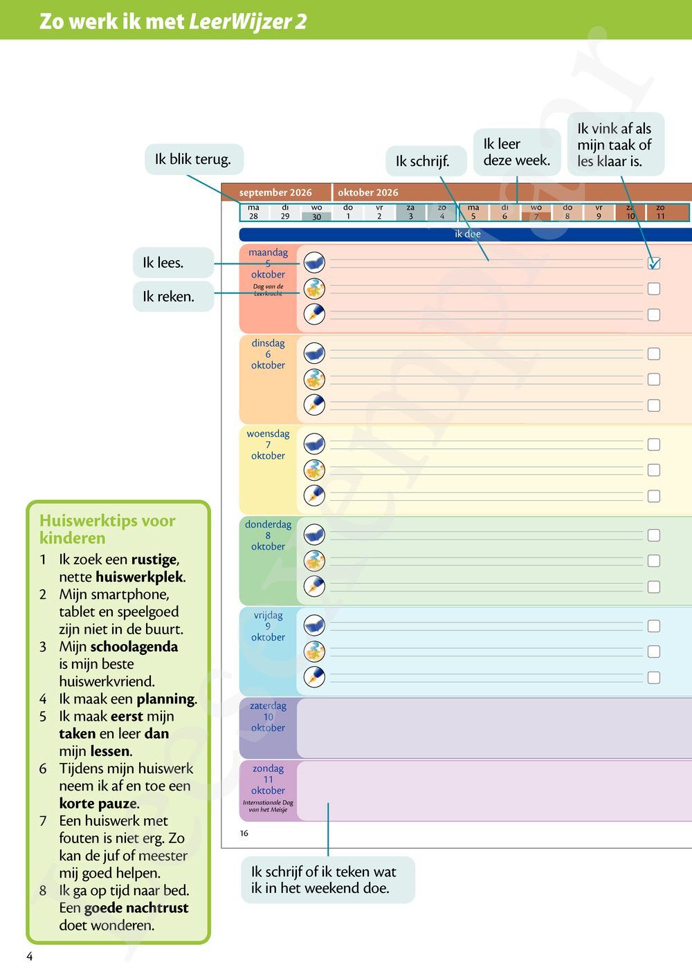 Preview: LeerWijzer 2de leerjaar 2026-2027