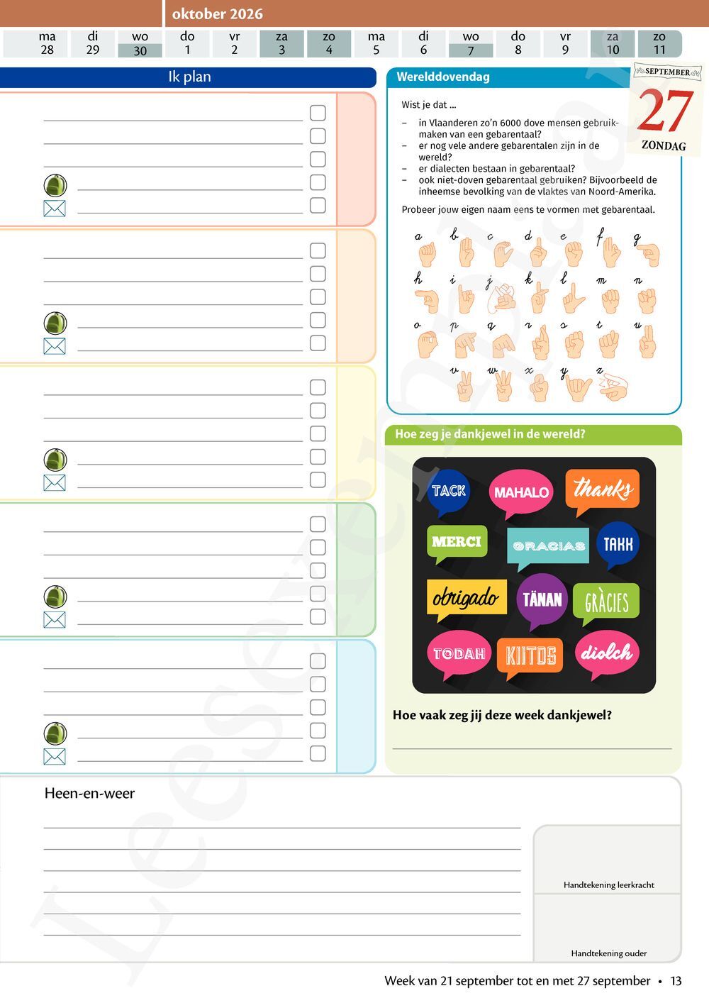 Preview: LeerWijzer 3de leerjaar 2026-2027