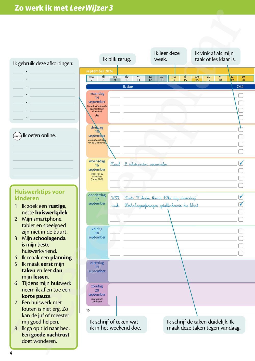 Preview: LeerWijzer 3de leerjaar 2026-2027