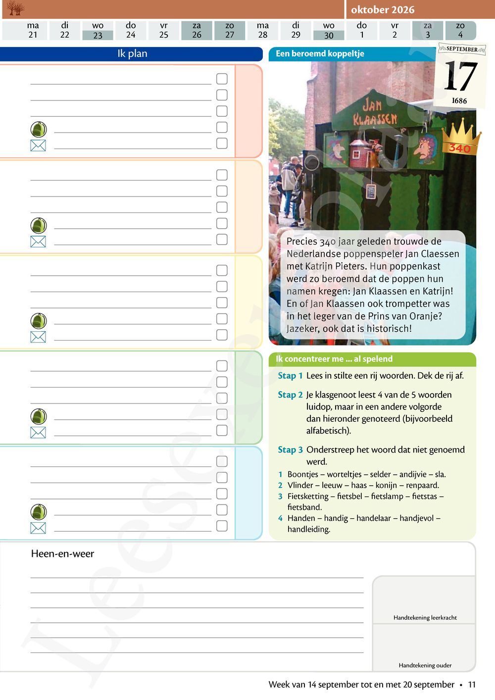 Preview: LeerWijzer 4de leerjaar 2026-2027