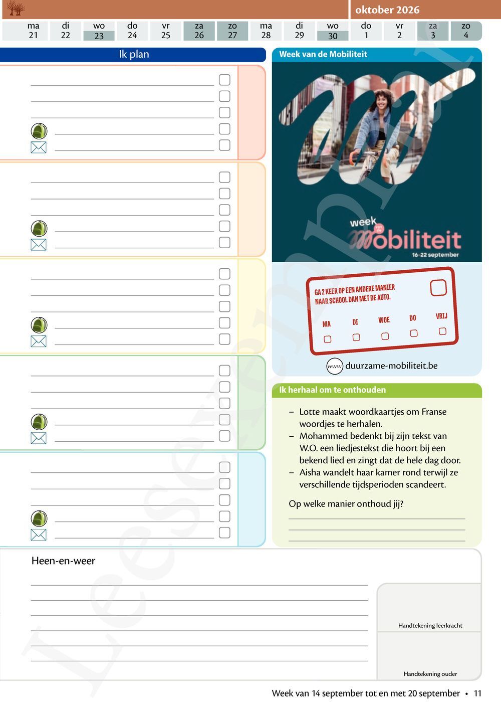 Preview: LeerWijzer 5de leerjaar 2026-2027
