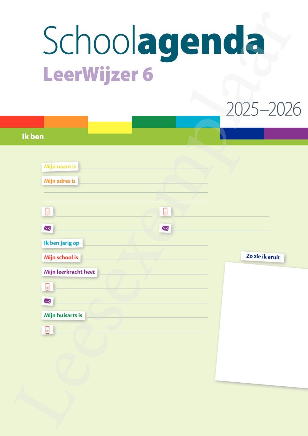 Preview: LeerWijzer 6de leerjaar 2026-2027
