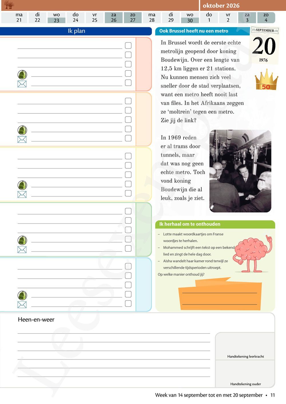 Preview: LeerWijzer 6de leerjaar 2026-2027