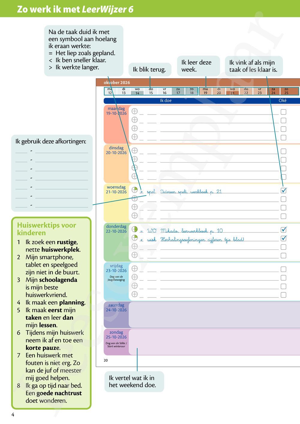 Preview: LeerWijzer 6de leerjaar 2026-2027