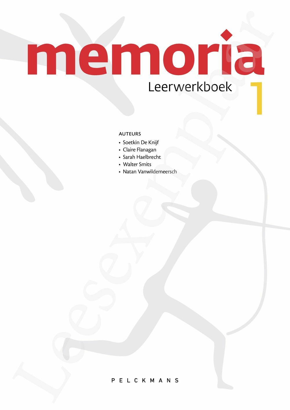 Preview: Memoria 1 Leerwerkboek (incl. Pelckmans Portaal)