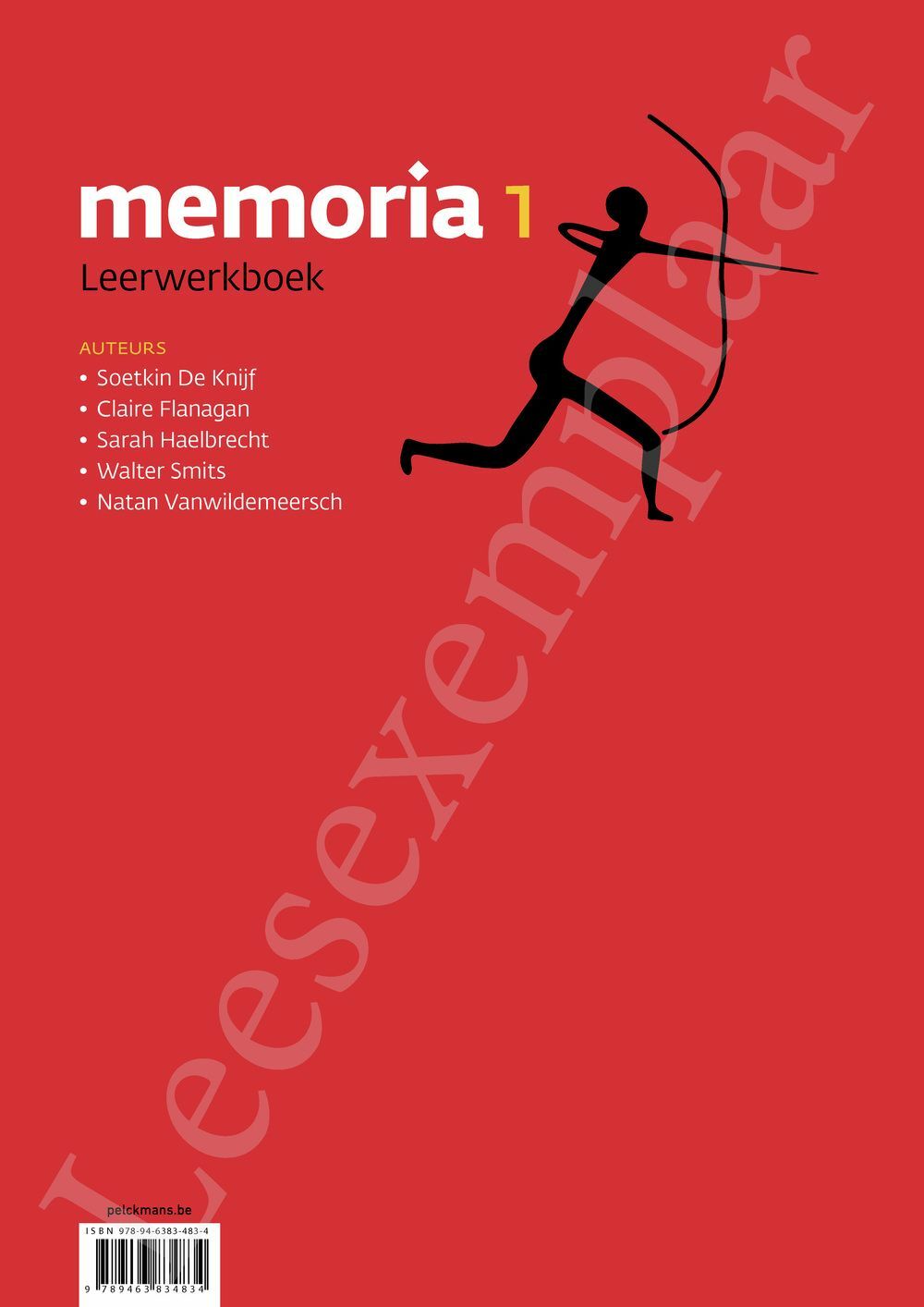 Preview: Memoria 1 Leerwerkboek (incl. Pelckmans Portaal)