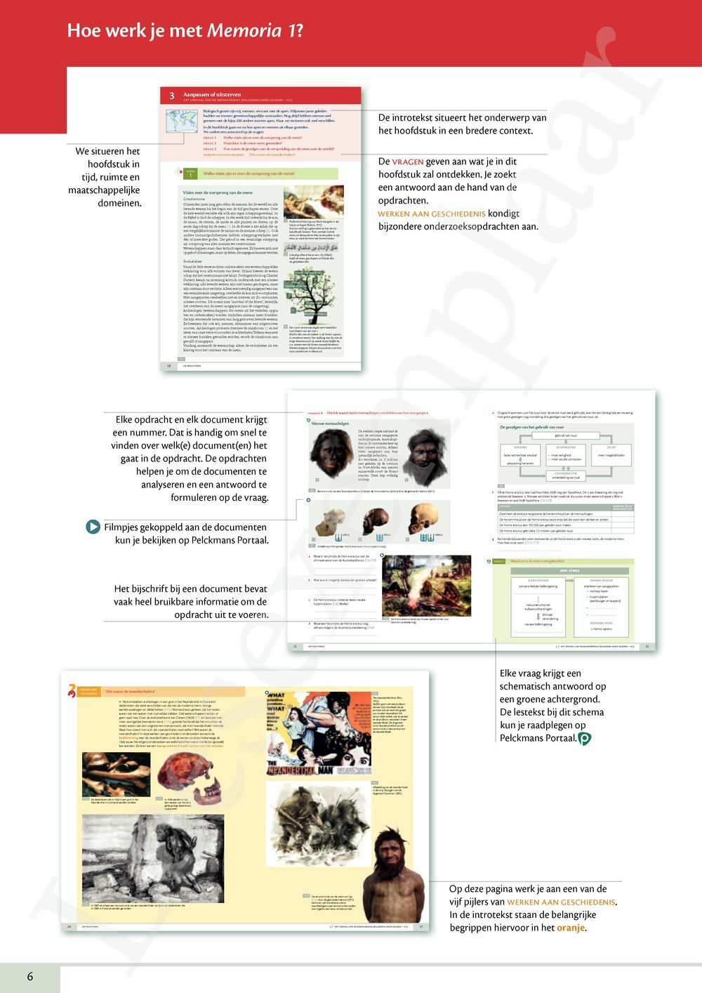 Preview: Memoria 1 Leerwerkboek  (editie 2024) (incl. Pelckmans Portaal)