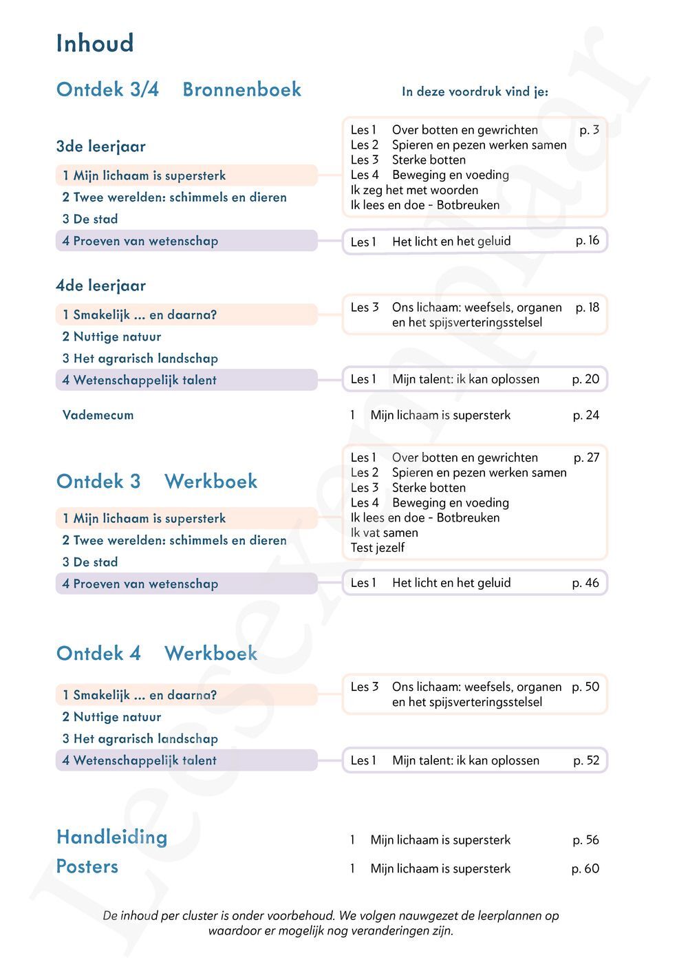 Preview: Ontdek 4 wetenschappen en techniek Werkboek