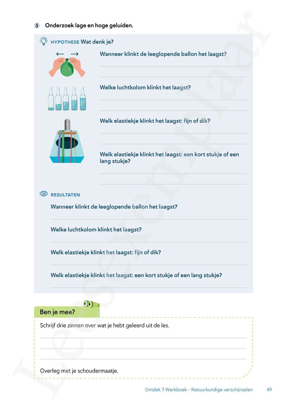 Preview: Ontdek 4 wetenschappen en techniek Werkboek