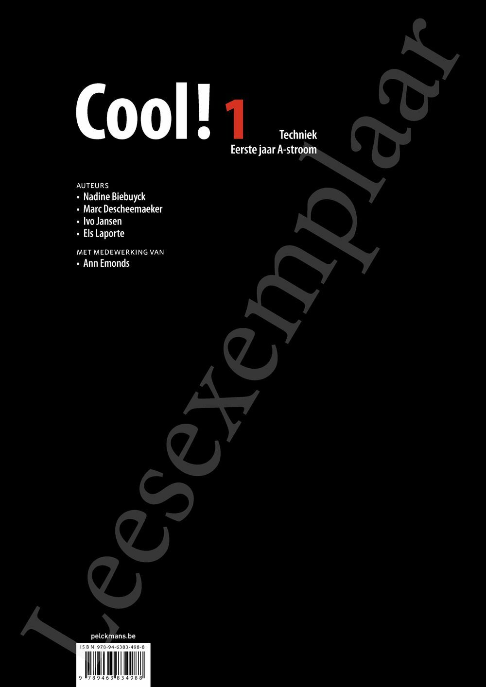 Preview: Cool! 1 Leerwerkboek (editie 2024) (incl. Infokatern Techniek en Pelckmans Portaal)