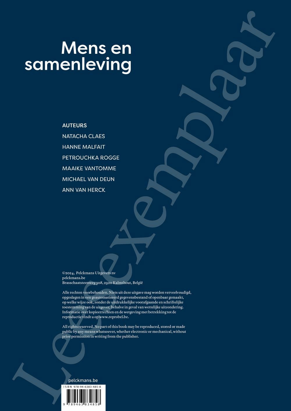 Preview: Mens en samenleving Leerwerkboek (editie 2024) (incl. Pelckmans Portaal)