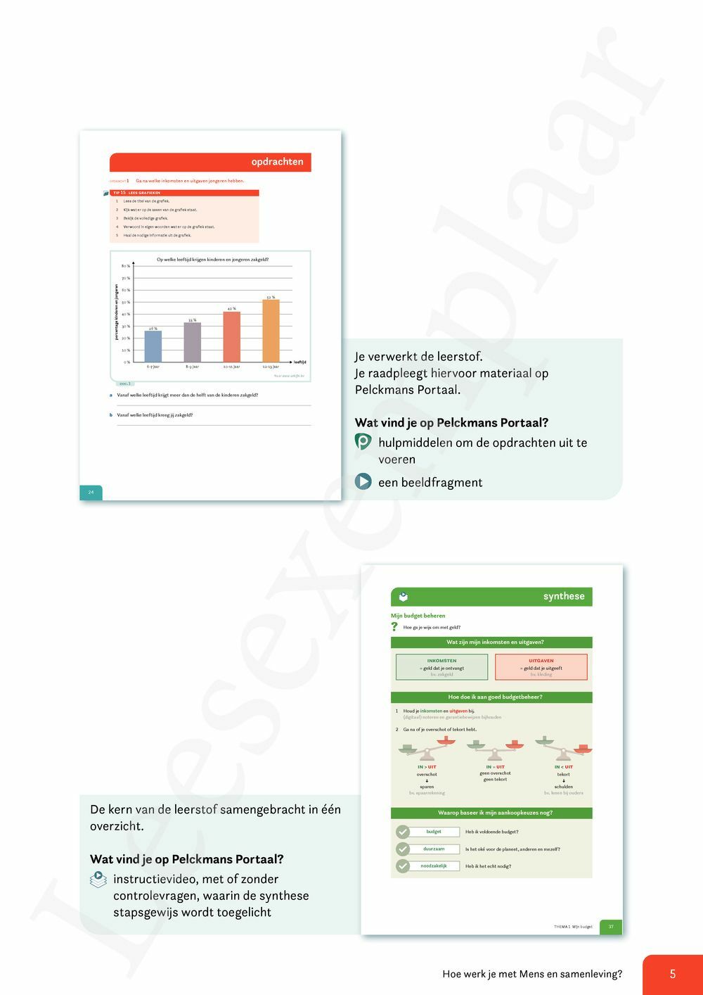 Preview: Mens en samenleving Leerwerkboek (editie 2024) (incl. Pelckmans Portaal)