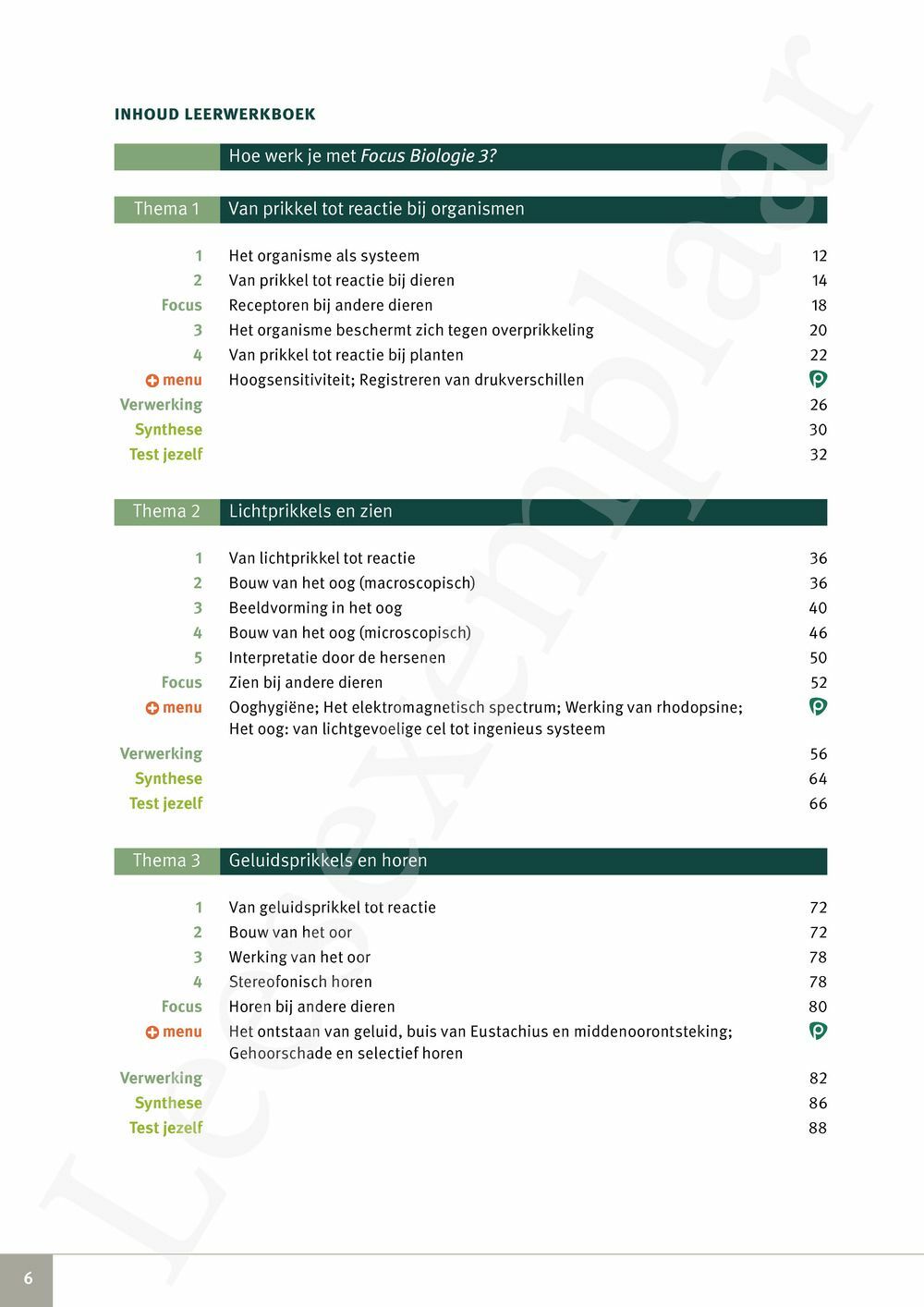 Preview: Focus Biologie 3.2 Leerwerkboek (incl. Pelckmans Portaal)