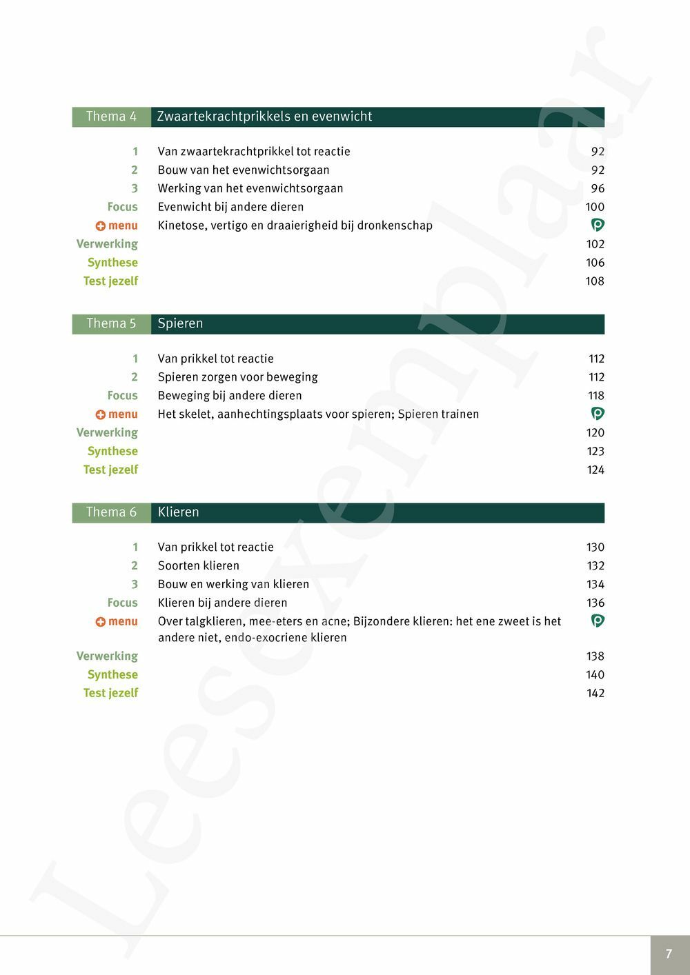 Preview: Focus Biologie 3.2 Leerwerkboek (incl. Pelckmans Portaal)