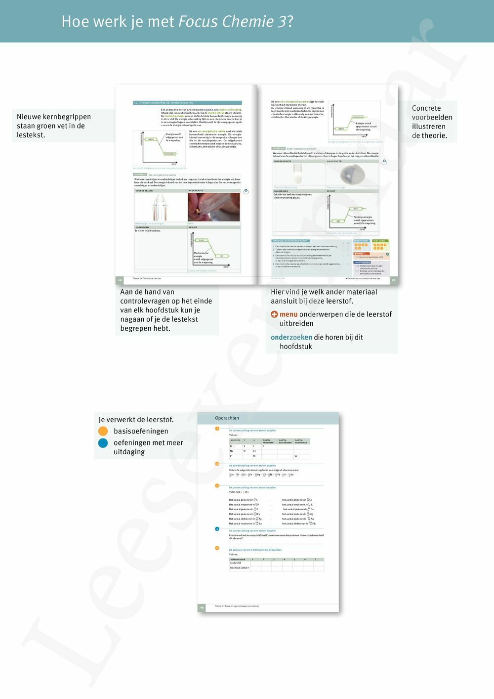 Preview: Focus Chemie 3.1 Leerwerkboek (editie 2024) (incl. Pelckmans Portaal)