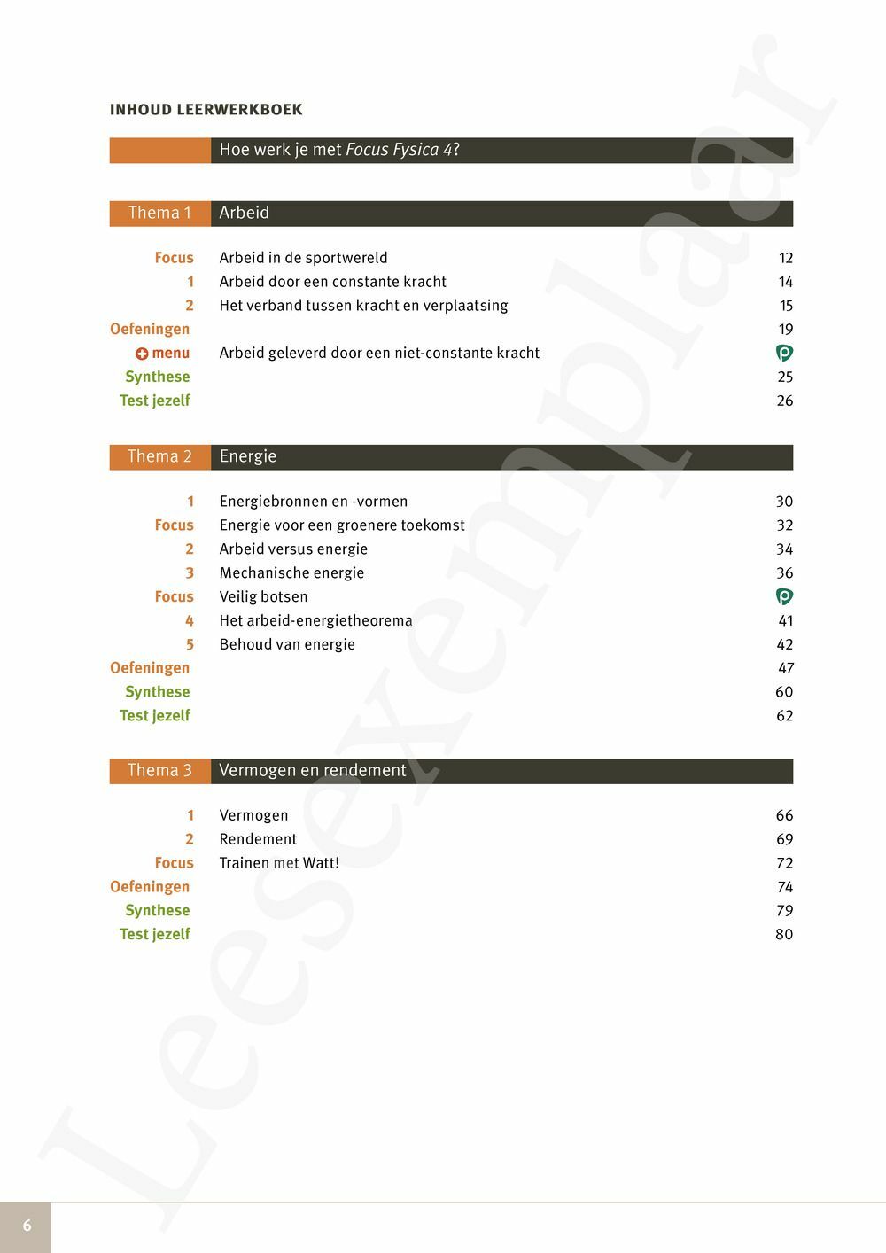 Preview: Focus Fysica 4.2 Leerwerkboek (incl. Pelckmans Portaal)